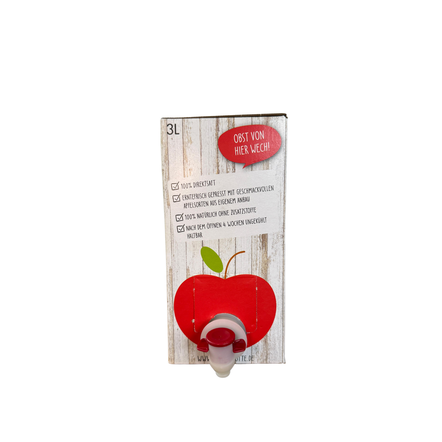 Naturtrüber Apfelsaft in der Box
