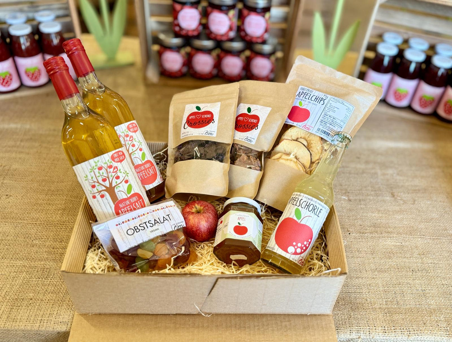 Geschenk-Box "Apfel" (exzellent)