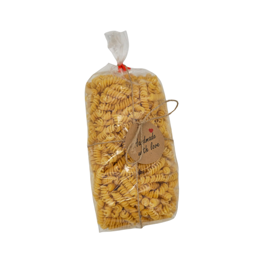 Handgemachte Weizen Spirelli Landnudeln