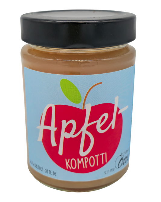 Hausgemachter  Apfel-Kompotti aus eigenen Äpfeln