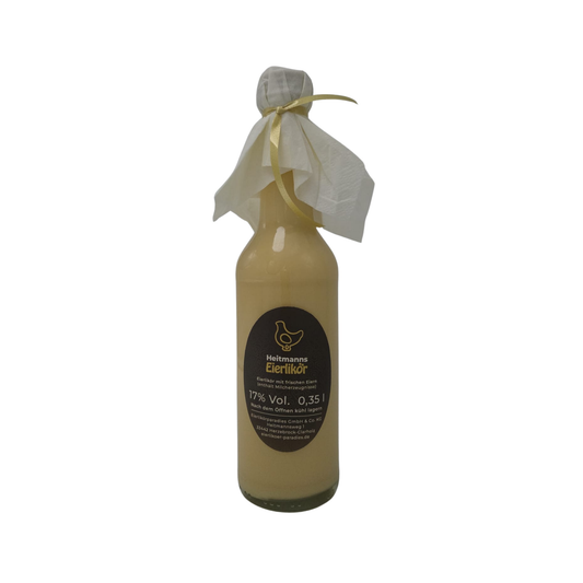 Klassischer Eierlikör von Heitmann, Familienhof im Waldgebiet